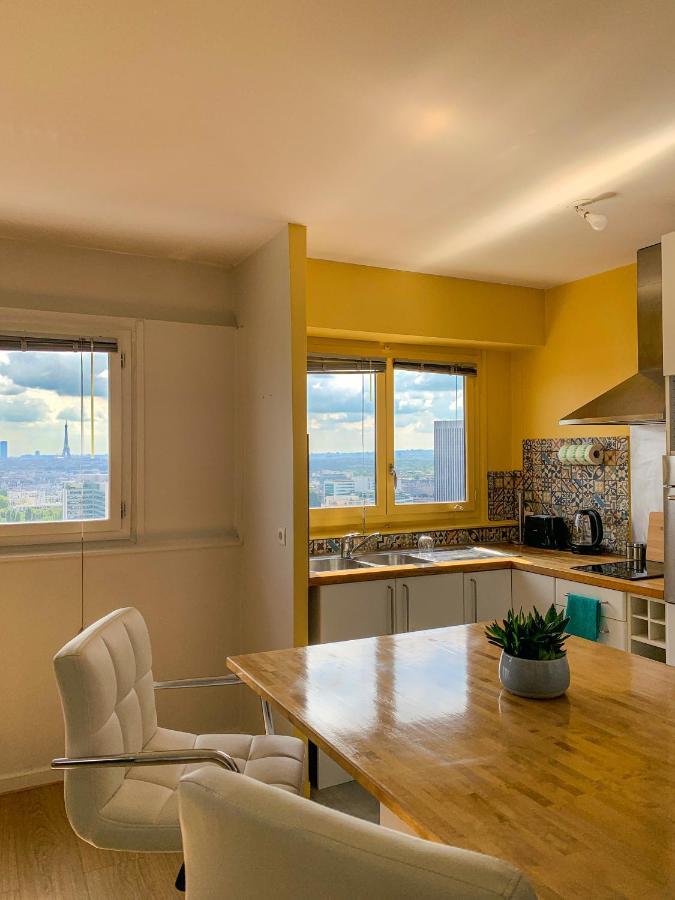Vue Panoramique Sur Paris : Sublime Appartement Au Centre De קורבוו מראה חיצוני תמונה